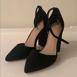 Asos pointed chunky heels